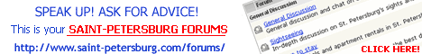 New way to discuss St. Petersburg, Russia ONLINE. Click NOW!